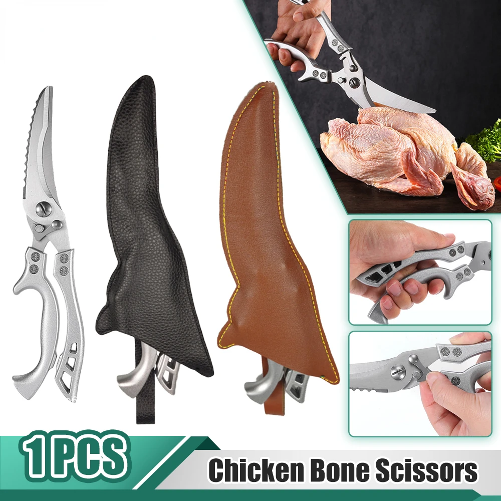 Kitchen tools Scissors Chicken Bone Scissors Stainless Steel High Hardness Food Bone Meat Fish Cutting Scissors Chef Scissors
Kitchen tools Scissors Chicken Bone Scissors Stainless Steel High Hardness Food Bone Meat Fish Cutting Scissors Chef Scissors