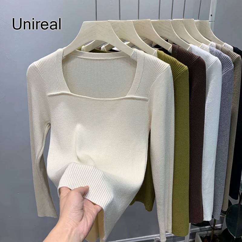 Unireal 2022 Autumn Women Sweaters Knitted Pullover Fashion Solid Casual Vintage Female Basic Sweaters
Unireal 2022 Autumn Women Sweaters Knitted Pullover Fashion Solid Casual Vintage Female Basic Sweaters
