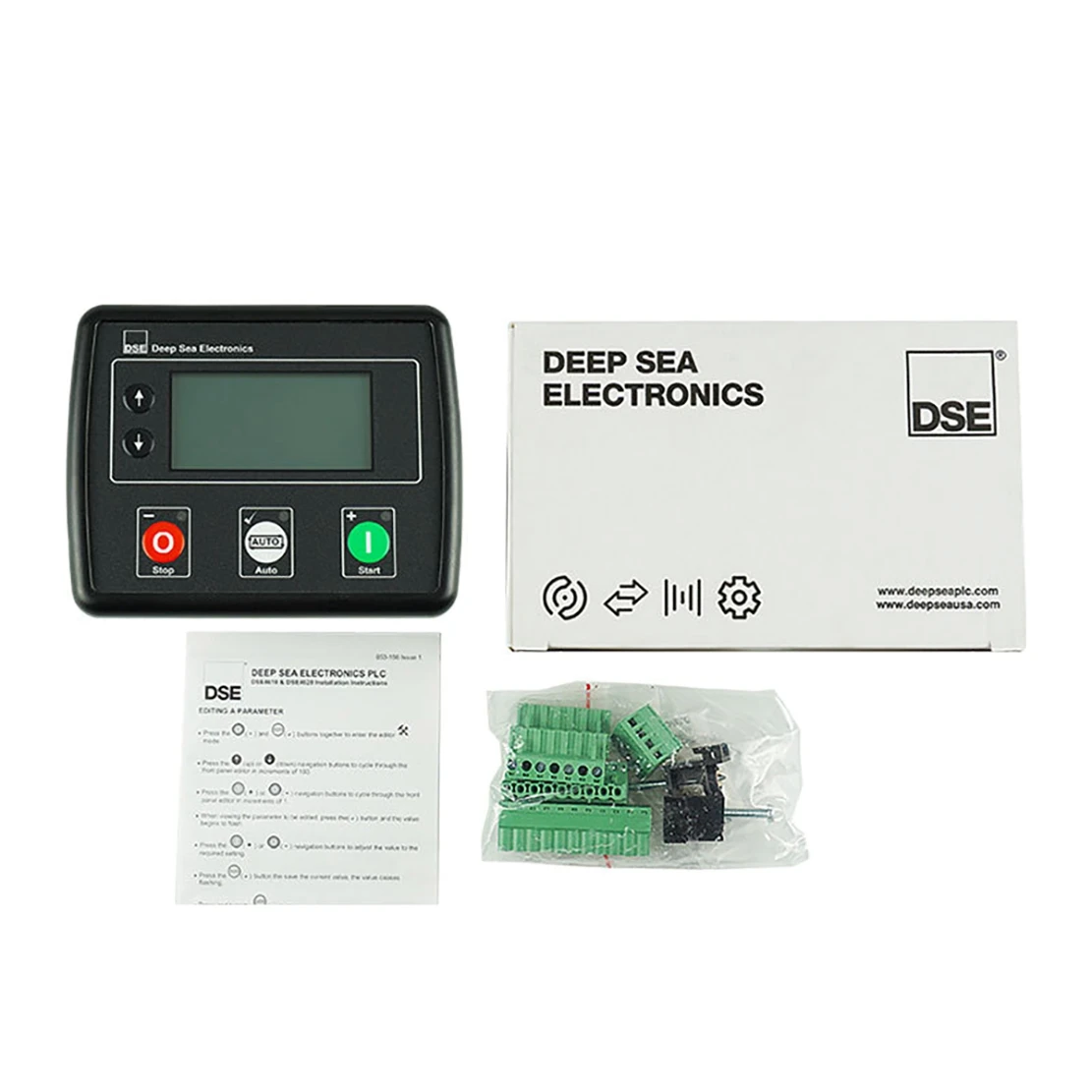 Контроллер генератора DSE4520 MKII, небольшая панель управления генератором переменного тока
Контроллер генератора DSE4520 MKII, небольшая панель управления генератором переменного тока