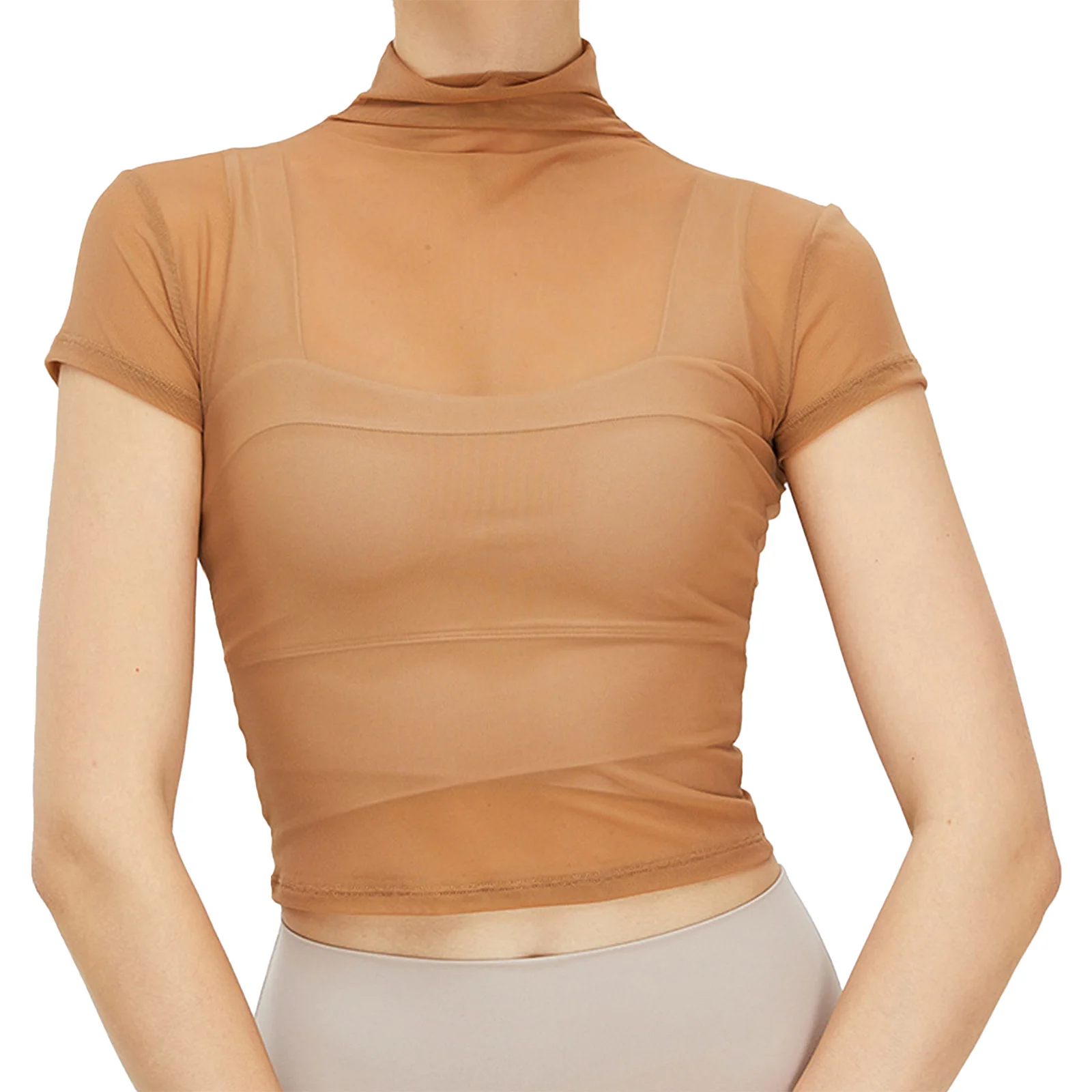 

Сексуальная женская футболка, прозрачные сетчатые Топы с коротким рукавом, Прозрачная облегающая женская водолазка, летняя Клубная одежда для вечеринок