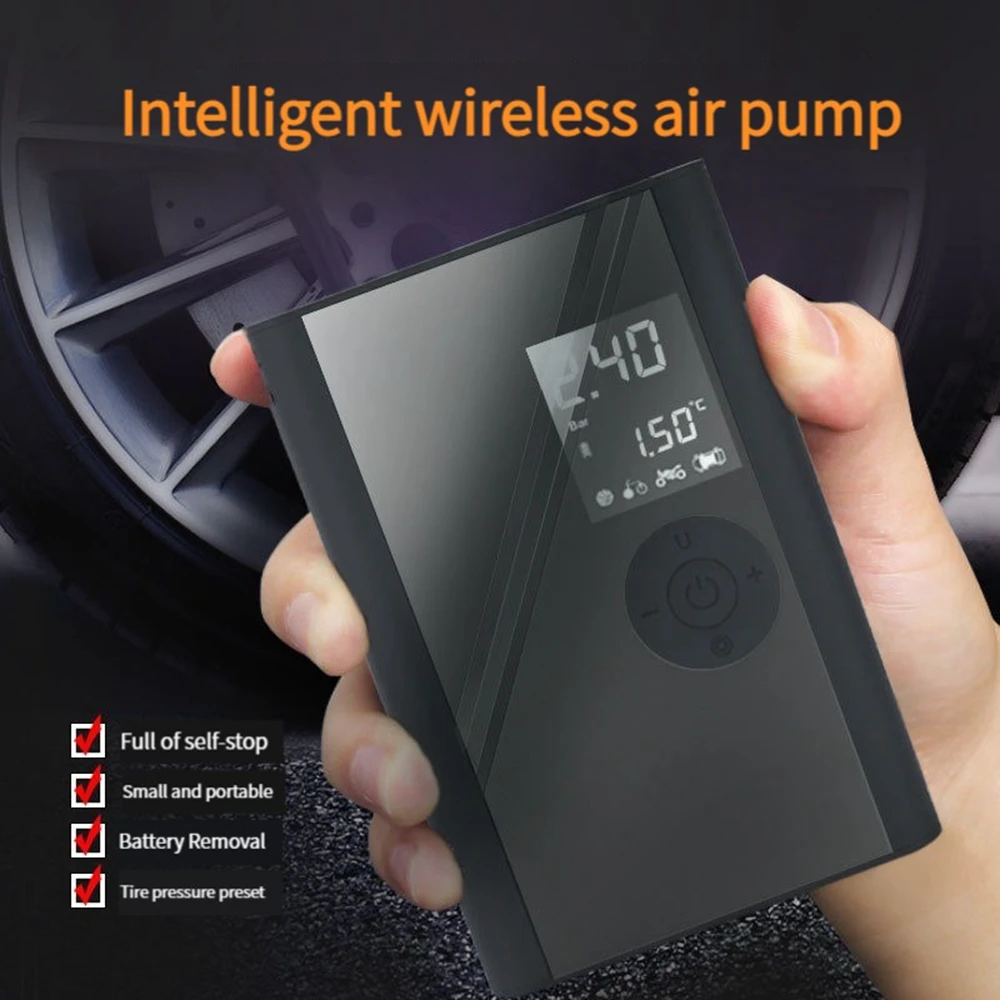 Car Air Pump Portable Air Compressor For Tires Wireless Tyre Inflator Auto Inflatable Pump For Electric Motorcycles Bicycle Ball
Car Air Pump Portable Air Compressor For Tires Wireless Tyre Inflator Auto Inflatable Pump For Electric Motorcycles Bicycle Ball