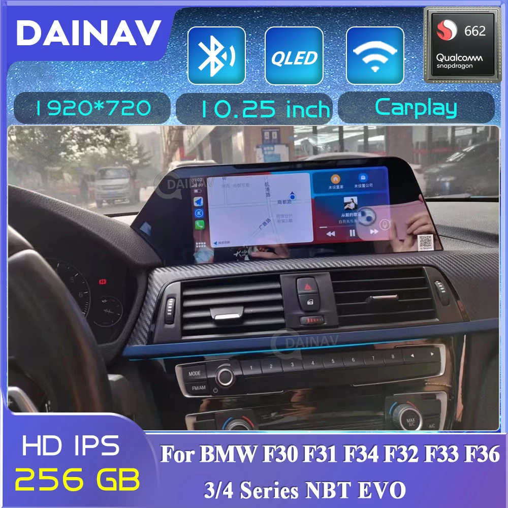 

Автомобильный радиоприемник Qualcomm662 Android 11 для BMW 3/4 серии F30 F31 F34 F32 F33 F36 NBT EVO стерео Мультимедийный плеер GPS-навигация