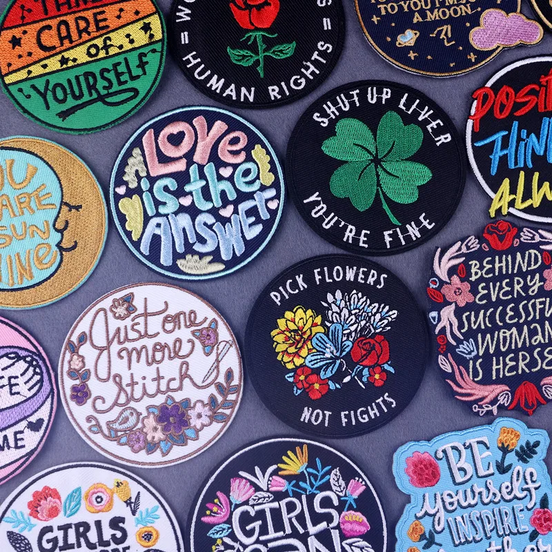Love Embroidery Patches on Clothes Letter Fusible Iron on Patch for Clothing Flowers Badge Sticker Sewing Patch on Hat/Backpacks
Love Embroidery Patches on Clothes Letter Fusible Iron on Patch for Clothing Flowers Badge Sticker Sewing Patch on Hat/Backpacks