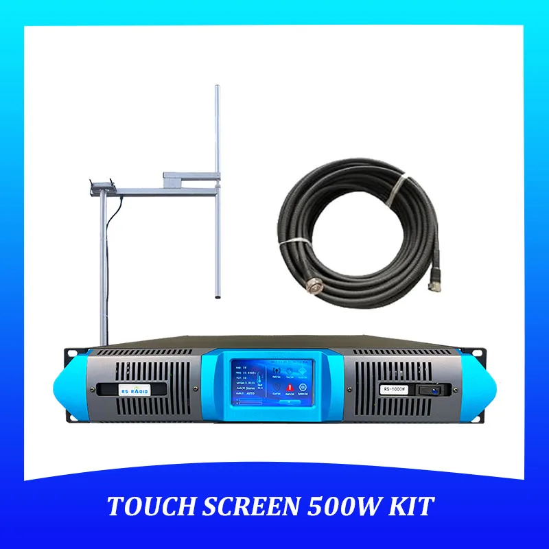 Сенсорный экран FM-передатчик 500 Вт комплект для радиостанции
Сенсорный экран FM-передатчик 500 Вт комплект для радиостанции