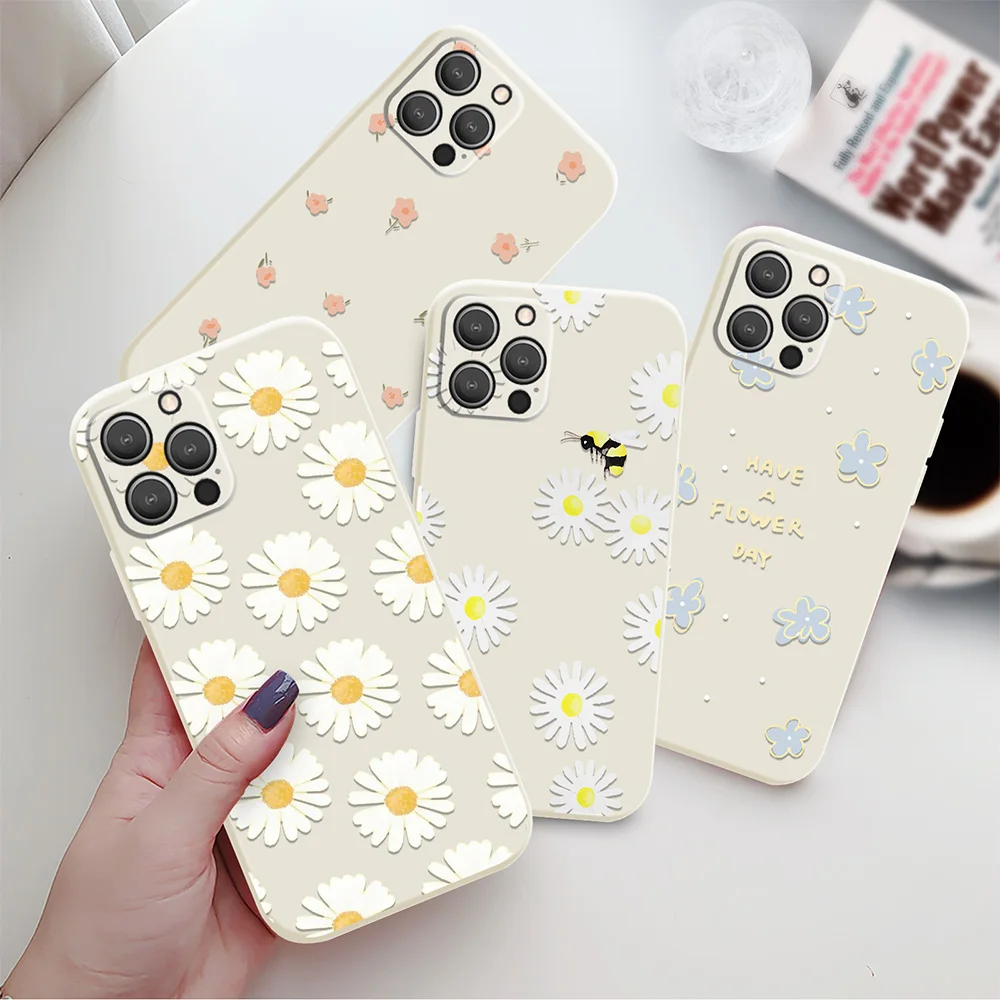 Daisy Flower Fundas Case for Iphone 14 Plus 13 12 Mini 11 Pro Max XS X XR 7 8 SE 2022 2020 Shockproof Cover Protection Shell
Daisy Flower Fundas Case for Iphone 14 Plus 13 12 Mini 11 Pro Max XS X XR 7 8 SE 2022 2020 Shockproof Cover Protection Shell