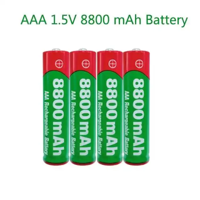 New Brand AAA Battery 1.5V 8800mah Alkaline AAA Rechargeable Battery for Toy LED Lamp Mouse Flashlight Battery Free of Freight
New Brand AAA Battery 1.5V 8800mah Alkaline AAA Rechargeable Battery for Toy LED Lamp Mouse Flashlight Battery Free of Freight