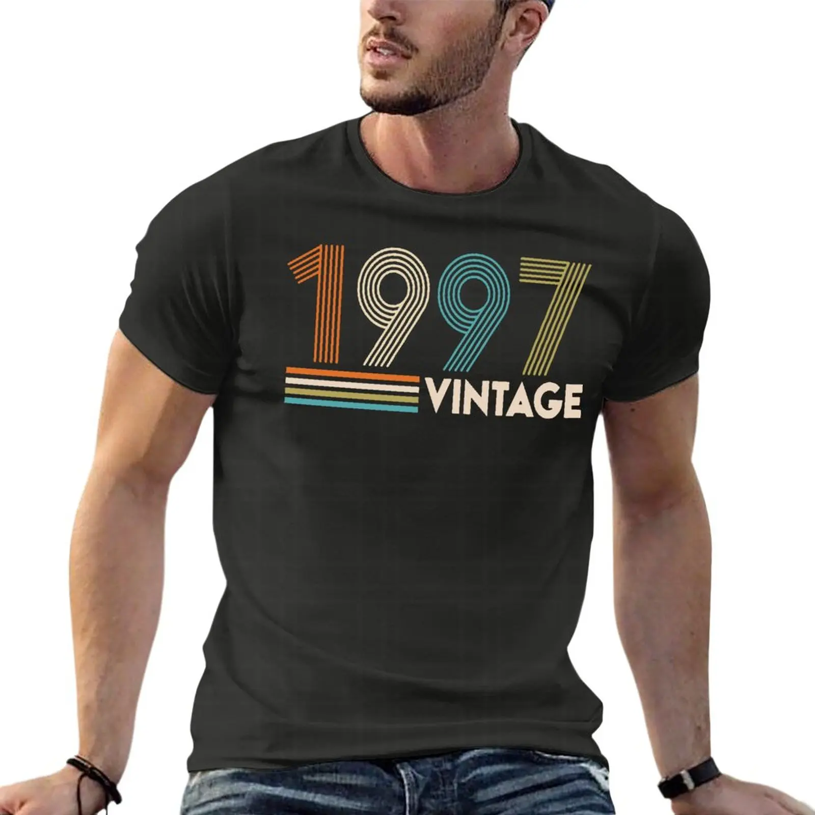 Vintage 1997 Gift Father'S Day Oversized T Shirts Branded Mens Clothes 100% Cotton Streetwear Plus Size Top Tee
Vintage 1997 Gift Father'S Day Oversized T Shirts Branded Mens Clothes 100% Cotton Streetwear Plus Size Top Tee