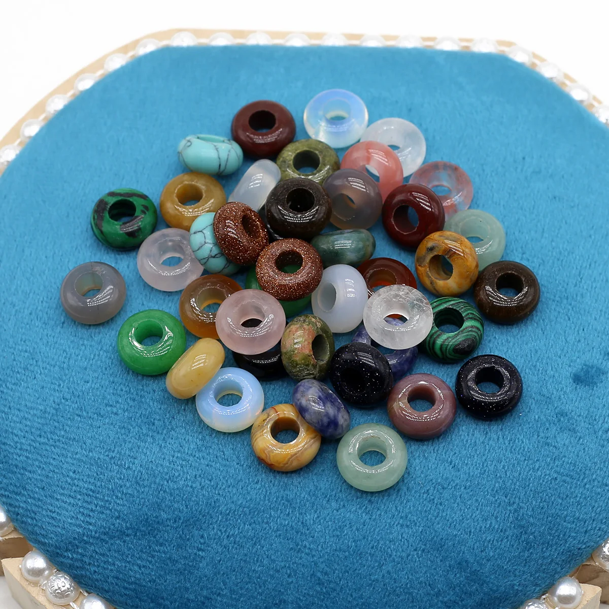 10pcs/lot Big Hole Stone Bead Abacus Shape Natural Stone Beads for Making DIY Jewelry Necklace Bracelet Earrings 6x12mm
10pcs/lot Big Hole Stone Bead Abacus Shape Natural Stone Beads for Making DIY Jewelry Necklace Bracelet Earrings 6x12mm