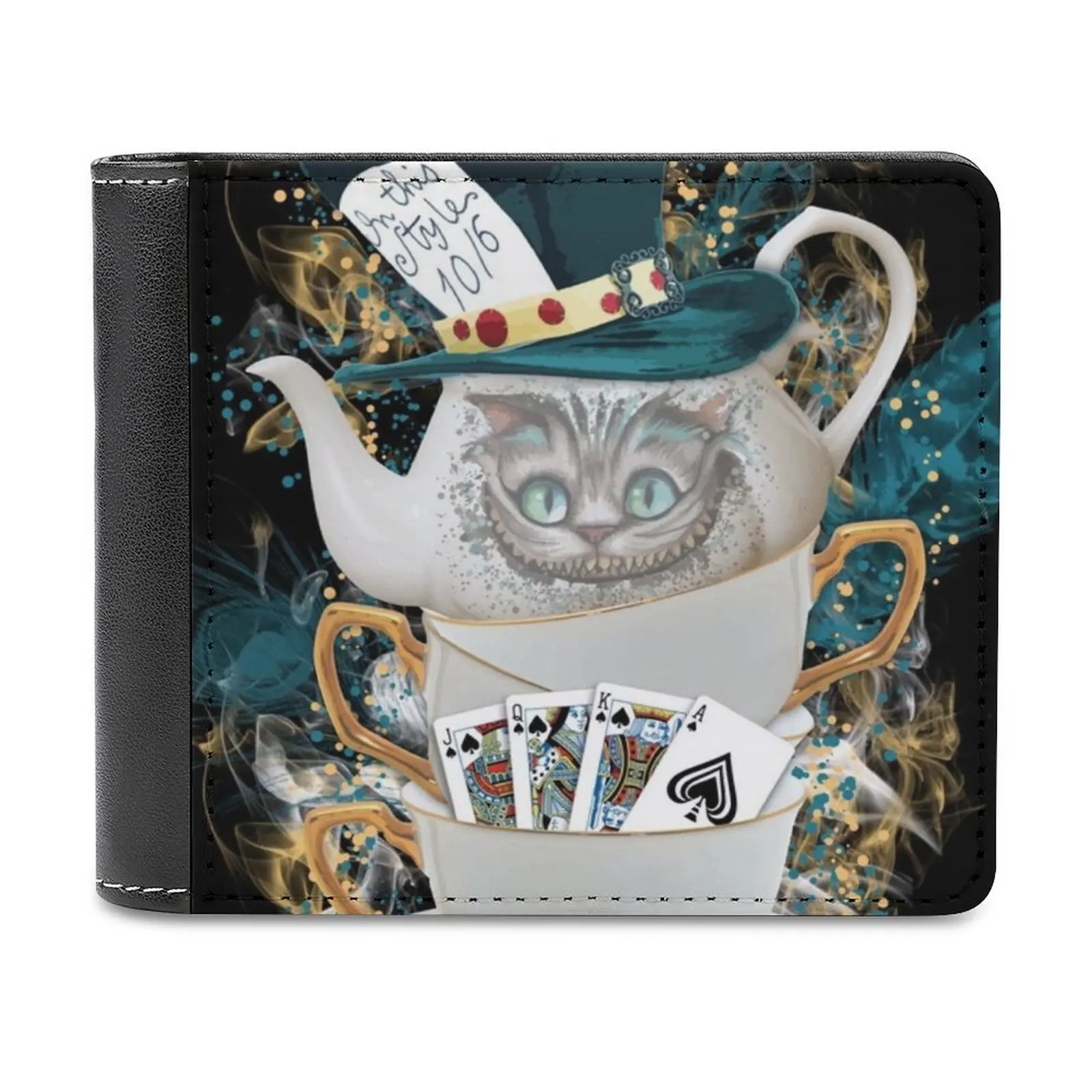 Кожаные мужские кошельки Alice In с узором, Лидер продаж, новый мужской кошелек, трендовый кошелек для карт, чайная чашка Alice In Alice, золотистый бумажник для печенья
Кожаные мужские кошельки Alice In с узором, Лидер продаж, новый мужской кошелек, трендовый кошелек для карт, чайная чашка Alice In Alice, золотистый бумажник для печенья