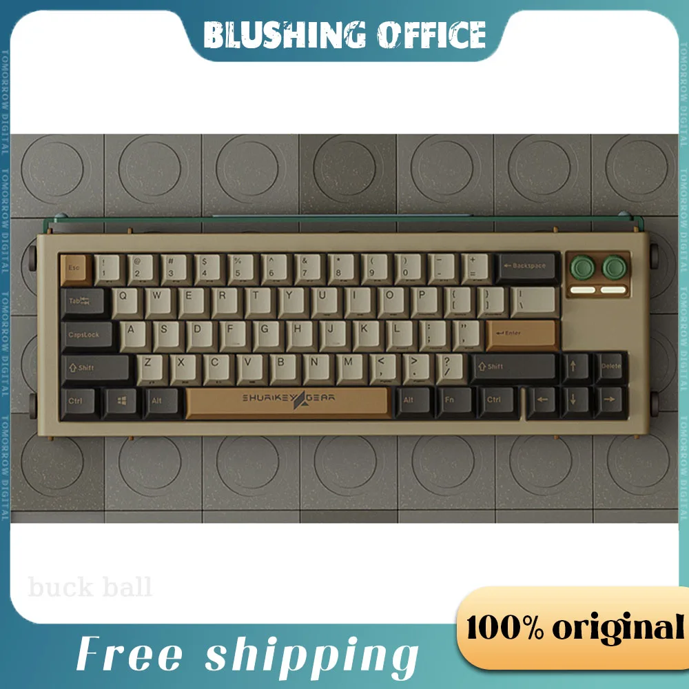 Shurikey Hanzo Retro Capacitive Keyboard USB/Bluetooth 2 Mode Wireless Keyboard 67 Keys 65% Layout Hot Swap Gamer Keyboard Gift
Shurikey Hanzo Retro Capacitive Keyboard USB/Bluetooth 2 Mode Wireless Keyboard 67 Keys 65% Layout Hot Swap Gamer Keyboard Gift