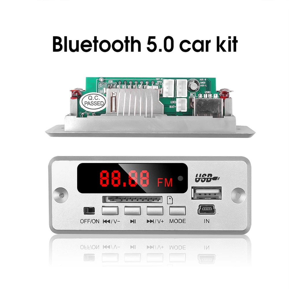 MP3-плеер 5 в 12 В, Плата декодера, Bluetooth 5,0, беспроводной аудио модуль TF, FM-радио с пультом дистанционного управления для автомобиля, поддержка MP3...
MP3-плеер 5 в 12 В, Плата декодера, Bluetooth 5,0, беспроводной аудио модуль TF, FM-радио с пультом дистанционного управления для автомобиля, поддержка MP3...
