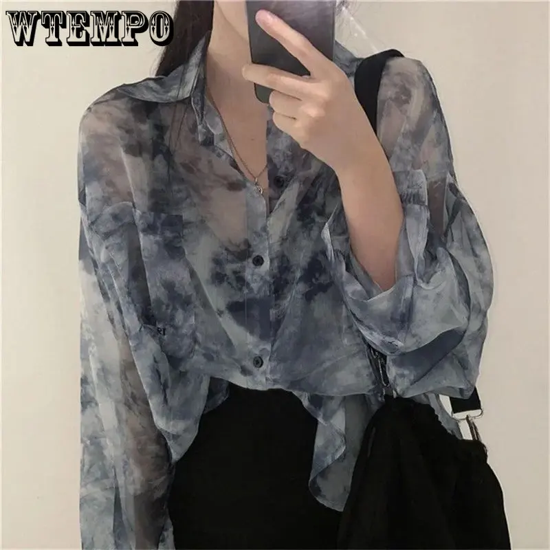 WTEMPO Женская мода Tie Dye Harajuku готические Топы Новые корейские свободные повседневные солнцезащитные вышитые универсальные летние праздничны...
WTEMPO Женская мода Tie Dye Harajuku готические Топы Новые корейские свободные повседневные солнцезащитные вышитые универсальные летние праздничны...