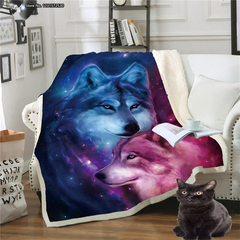The New Unicorn Wolf Lion Animal Blanket 3D Digital Printed Outdoor Portable Blanket for Children and Adults Soft Blanket
The New Unicorn Wolf Lion Animal Blanket 3D Digital Printed Outdoor Portable Blanket for Children and Adults Soft Blanket