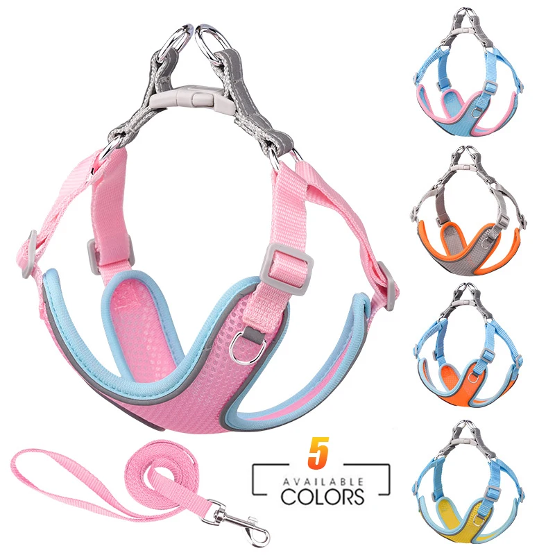 Nylon Dog Harness Vest Reflective Pet Chest Strap Breathable Adjustable Dog Cat Collars for Chihuahua Small Large Dogs Leash
Nylon Dog Harness Vest Reflective Pet Chest Strap Breathable Adjustable Dog Cat Collars for Chihuahua Small Large Dogs Leash