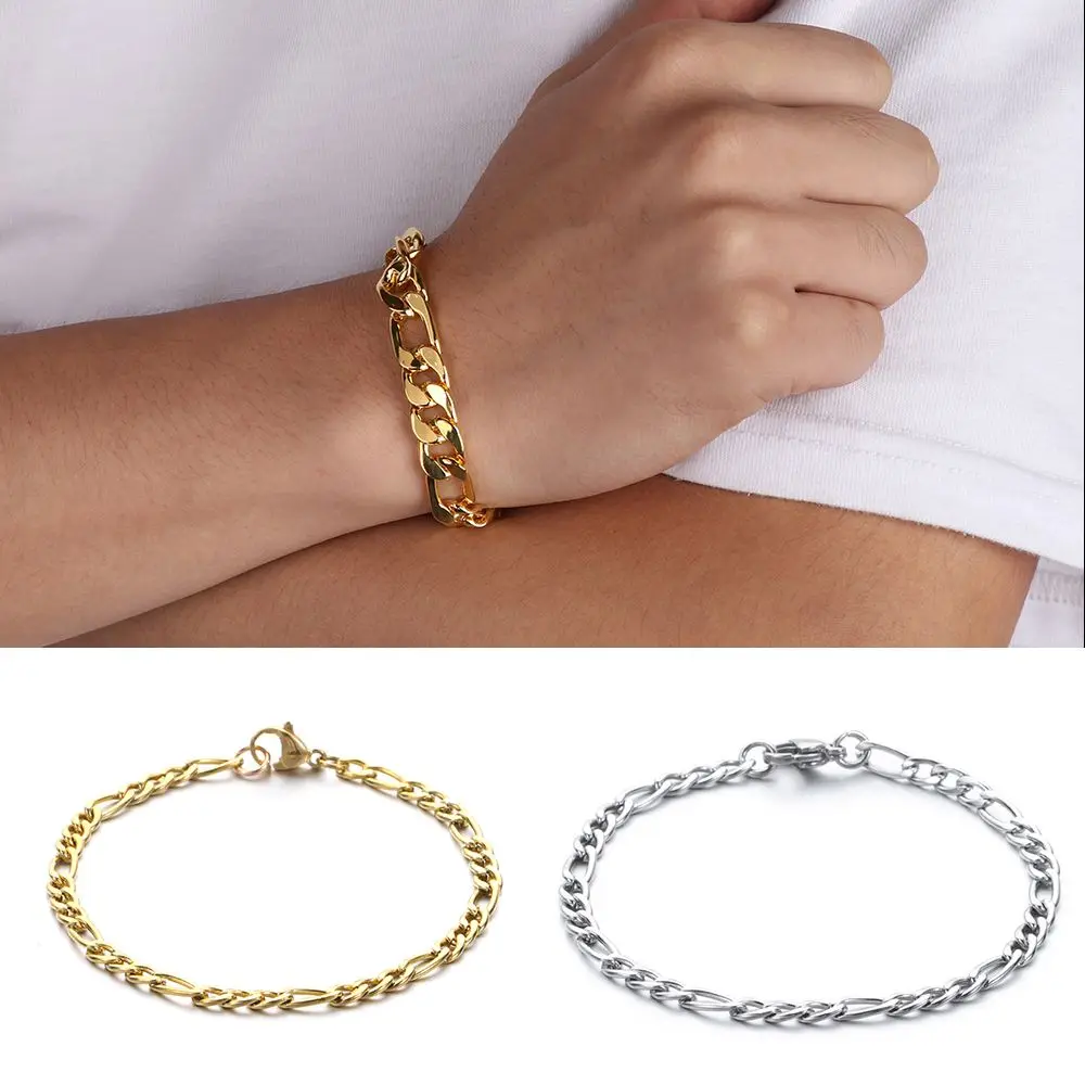 New Punk Charm Gift Jewelry Curb Chain Men Bracelet Bangle Titanium Stainless Steel
New Punk Charm Gift Jewelry Curb Chain Men Bracelet Bangle Titanium Stainless Steel