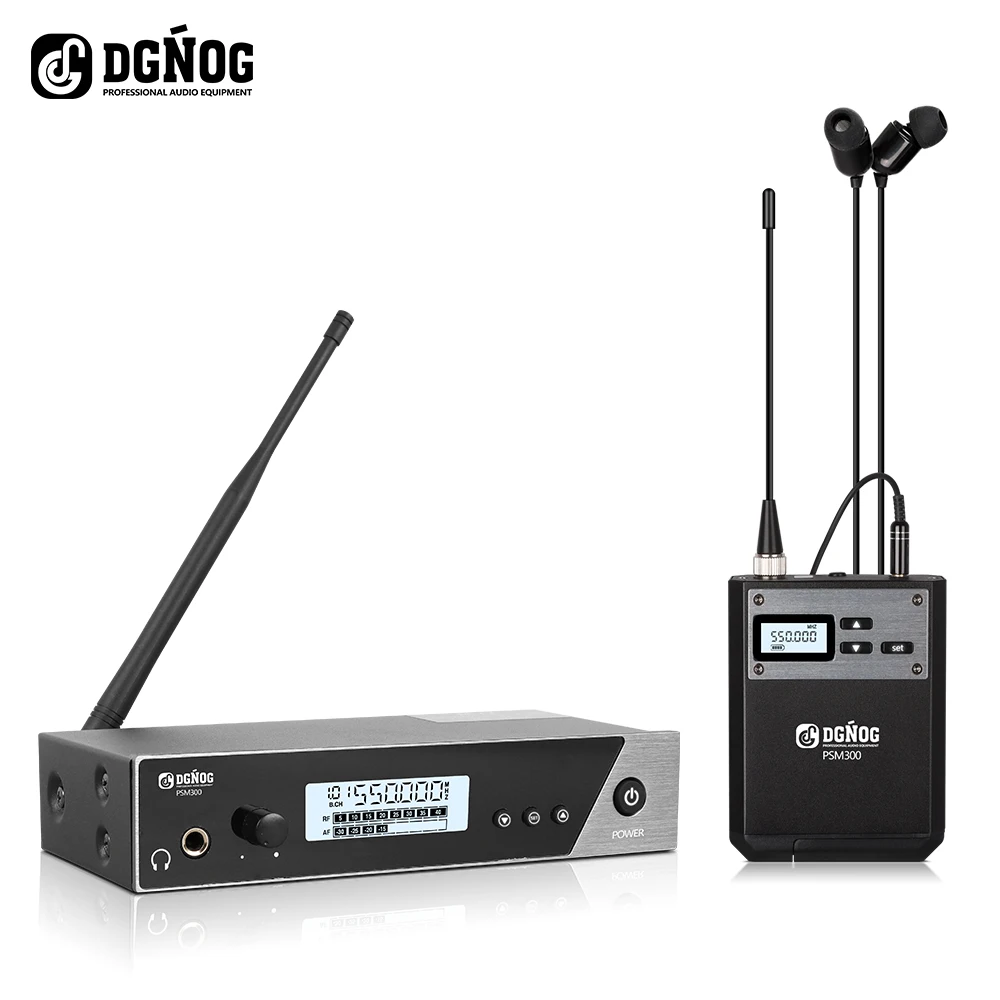 DGNOG UHF Wireless In-Ear Monitor System Single-Channel 40-Band Professional In-Ear Audio System For Performance Stage Returns
DGNOG UHF Wireless In-Ear Monitor System Single-Channel 40-Band Professional In-Ear Audio System For Performance Stage Returns