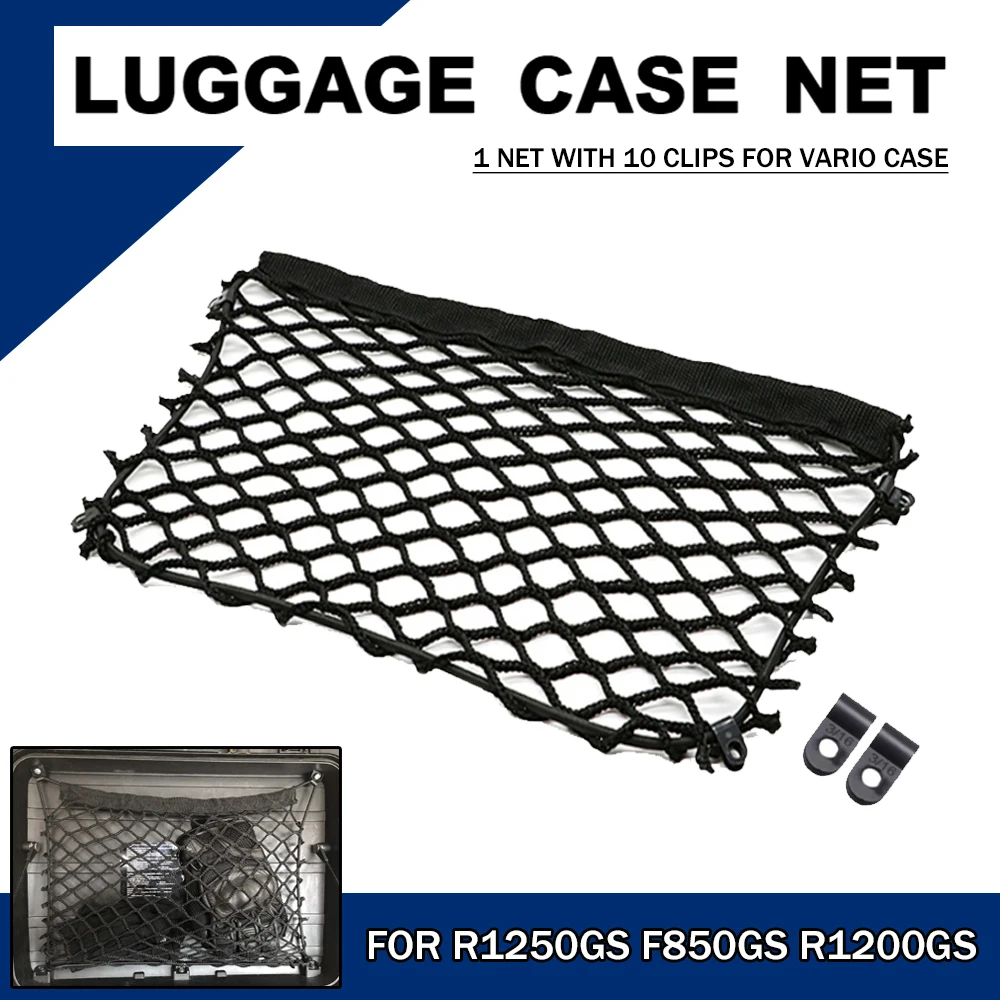 Motorcycle Storage Net Trunk Vario Case Panniers Luggage Organizer Cargo Mesh For BMW R1250GS R1200GS ADV F800 F750 F850 G310 GS
Motorcycle Storage Net Trunk Vario Case Panniers Luggage Organizer Cargo Mesh For BMW R1250GS R1200GS ADV F800 F750 F850 G310 GS