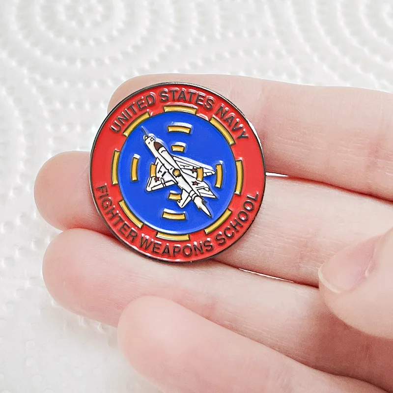United States Navy Fighter Weapons School Lapel Pins Backpack Jeans Enamel Brooch Pin Women Fashion Jewelry Gifts Cartoon Badges
United States Navy Fighter Weapons School Lapel Pins Backpack Jeans Enamel Brooch Pin Women Fashion Jewelry Gifts Cartoon Badges
