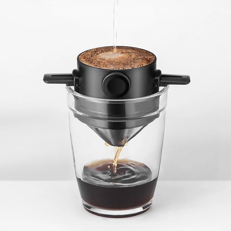 Foldable Portable Coffee Filter Coffee Maker Stainless Steel Drip Coffee Tea Holder Reusable Paperless Pour Over Coffee Dripper
Foldable Portable Coffee Filter Coffee Maker Stainless Steel Drip Coffee Tea Holder Reusable Paperless Pour Over Coffee Dripper