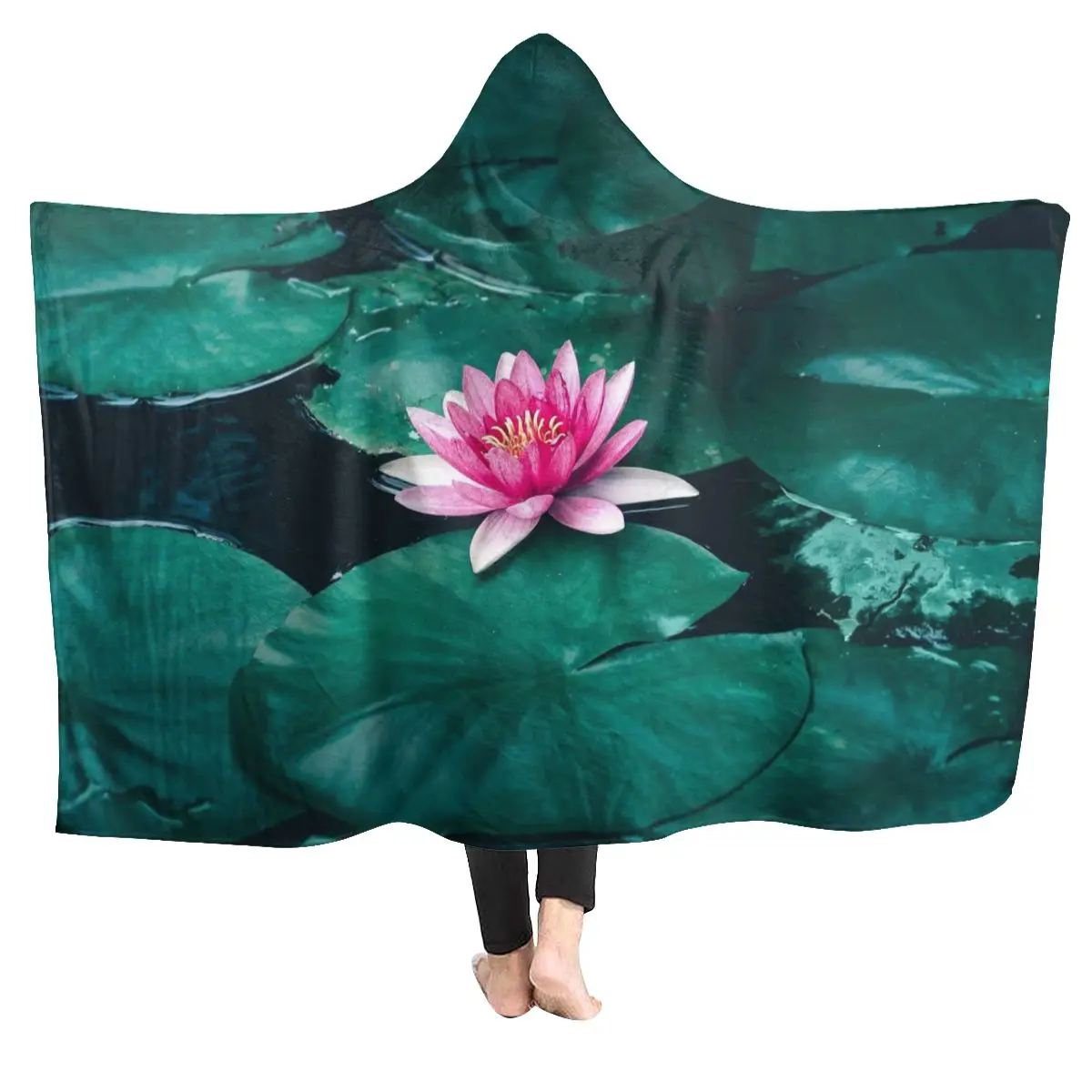 Beautiful Lotus Wearable Throw Blanket with Hooded for Children and Adults Scout Regiment Plush Anime Thicken Blanket In Winter
Beautiful Lotus Wearable Throw Blanket with Hooded for Children and Adults Scout Regiment Plush Anime Thicken Blanket In Winter