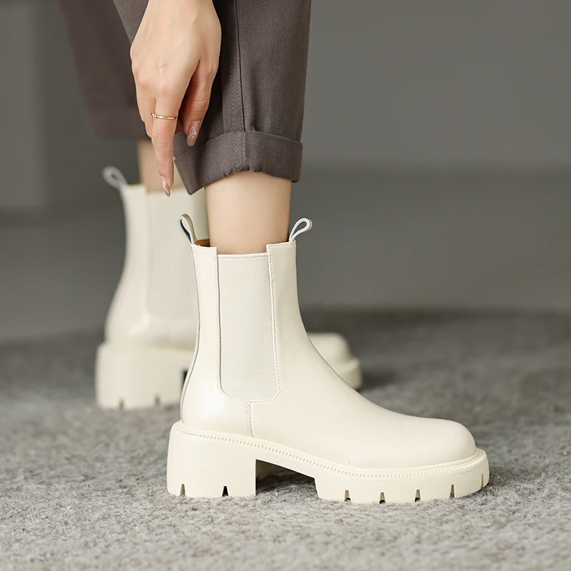 Autumn Winter Chelsea Boots Women 2022 Platform Brown Black Beige White Ankle Boots For Women Fur Short Chunky Punk Gothic Shoes
Autumn Winter Chelsea Boots Women 2022 Platform Brown Black Beige White Ankle Boots For Women Fur Short Chunky Punk Gothic Shoes