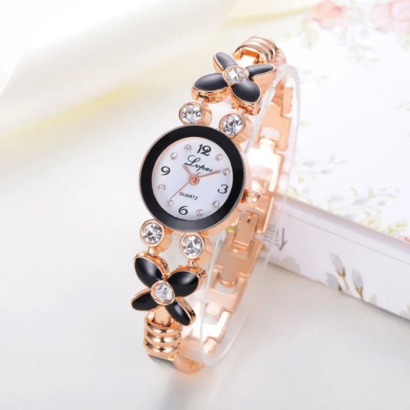 Quartz Watch Women Flower Rhinestone Analog Quartz Wristwatch Elegant Brilliant Decorative Rhinestone Digital Wristband Clock
Quartz Watch Women Flower Rhinestone Analog Quartz Wristwatch Elegant Brilliant Decorative Rhinestone Digital Wristband Clock