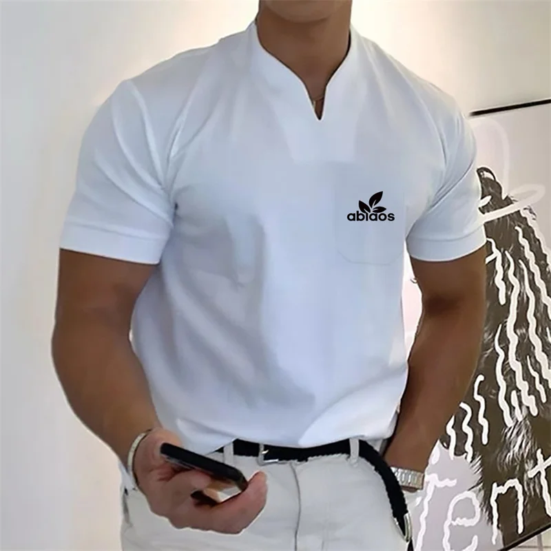 2023 Summer New Fashion Printing Trend Sports Fitness Leisure Simple Men's T-Shirt Loose Short Sleeve V-Neck Top Men's Clothing
2023 Summer New Fashion Printing Trend Sports Fitness Leisure Simple Men's T-Shirt Loose Short Sleeve V-Neck Top Men's Clothing