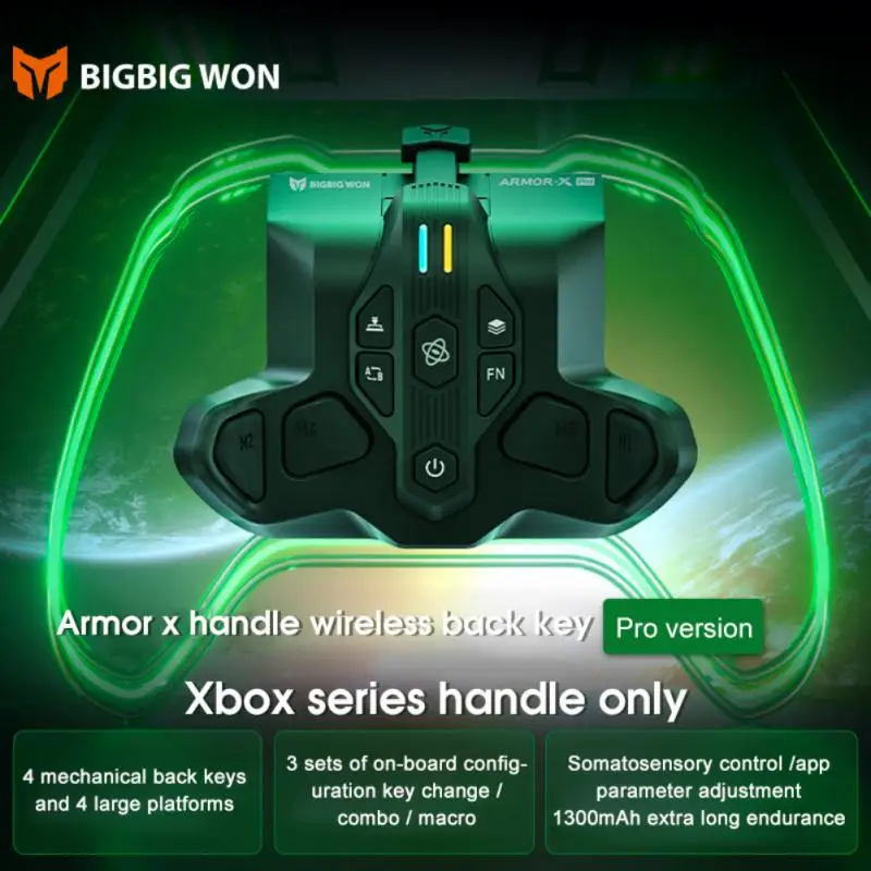 Programmable Custom Gamepad Attachment Keys High-sensitivity Controller Keys Adjustable Key Value Mapping Joystick Rear Button
Programmable Custom Gamepad Attachment Keys High-sensitivity Controller Keys Adjustable Key Value Mapping Joystick Rear Button