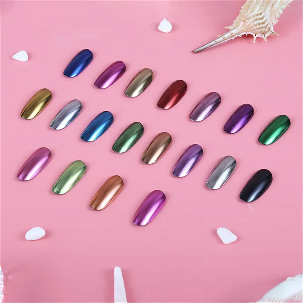 Polish Chameleonic Mirror Nail Glitter Metallic Colorful Nail Tips Decoration Nail Mirror Glitter Powder Art Manicure
Polish Chameleonic Mirror Nail Glitter Metallic Colorful Nail Tips Decoration Nail Mirror Glitter Powder Art Manicure
