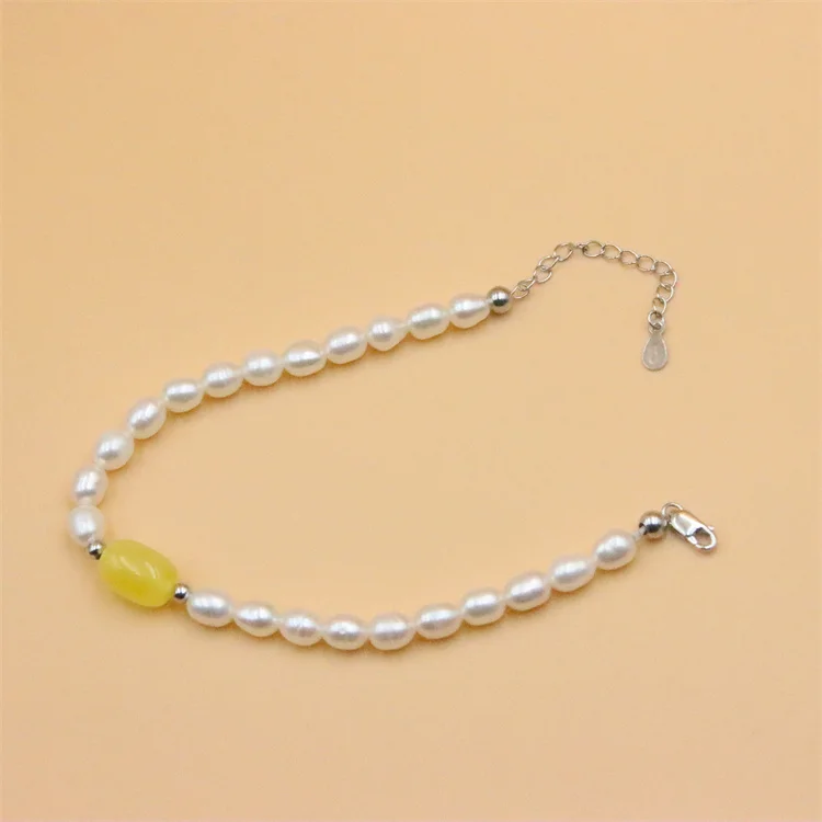 ZFSILVER 100% 925 Sterling Silver Fashion Natural Freshwater Pearl Cylinder Amber Brecelet Gift Beads Jewelry Party For Women
ZFSILVER 100% 925 Sterling Silver Fashion Natural Freshwater Pearl Cylinder Amber Brecelet Gift Beads Jewelry Party For Women