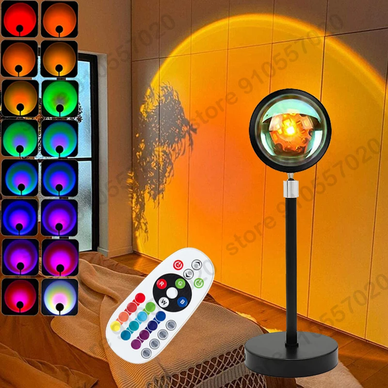 Rgb проектор С закатом, Радужный светильник с дистанционным управлением, светильник, свет луны и ауры, Рождественское украшение для атмосфер...
Rgb проектор С закатом, Радужный светильник с дистанционным управлением, светильник, свет луны и ауры, Рождественское украшение для атмосфер...