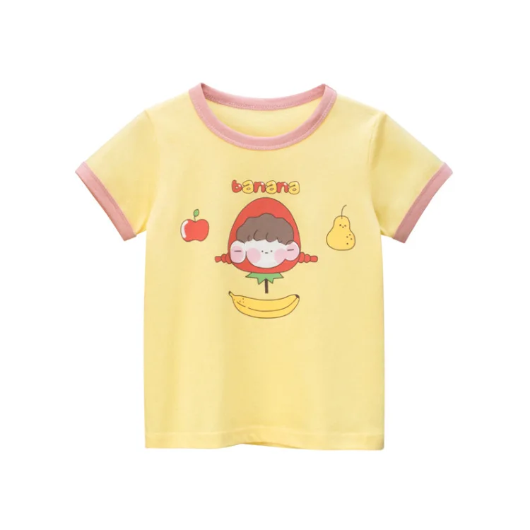 Children's clothing summer new 2022 girls summer clothing cartoon short-sleeved T-shirt baby clothes
Children's clothing summer new 2022 girls summer clothing cartoon short-sleeved T-shirt baby clothes