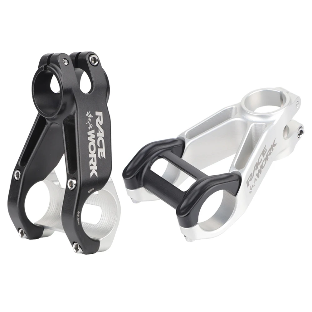 CNC Aluminum Alloy Mountain MTB Bike Handlebar Stem 28.6x31.8x80mm AL 7005 Bicycle Retro Bar Stem -17 Degree
CNC Aluminum Alloy Mountain MTB Bike Handlebar Stem 28.6x31.8x80mm AL 7005 Bicycle Retro Bar Stem -17 Degree
