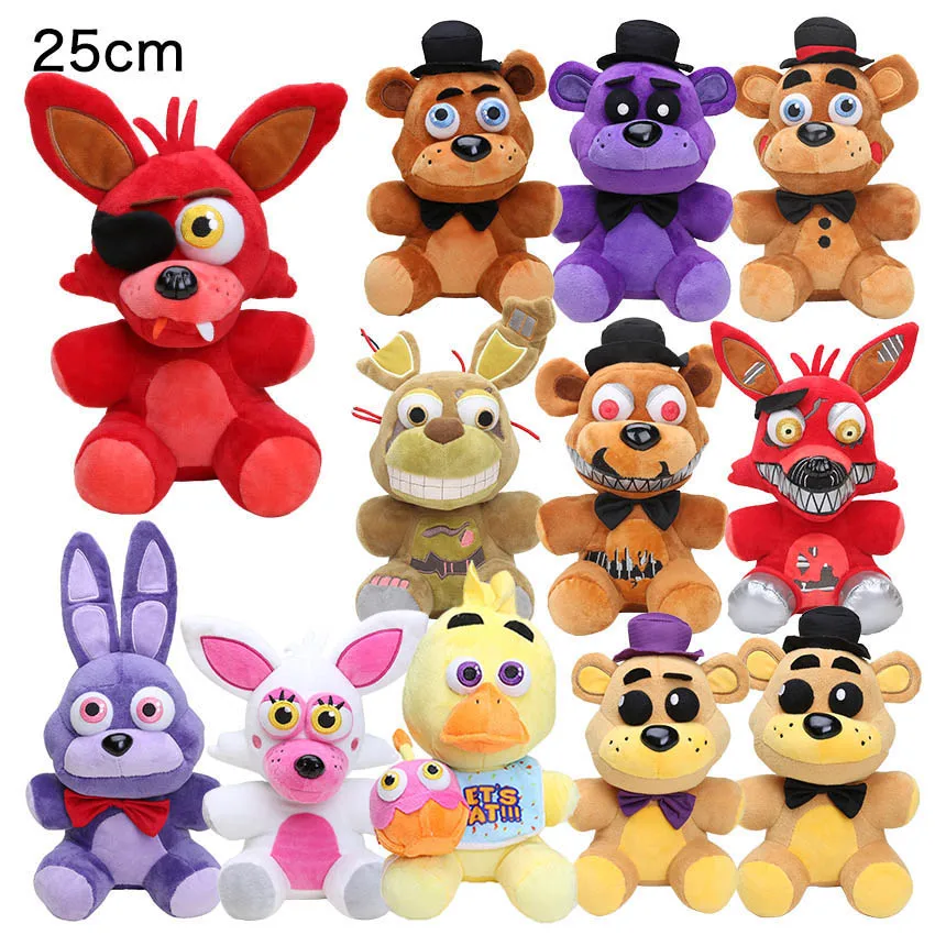 25cm fnaf plush toy plush Golden Freddy Fazbear Mangle bonnie foxy Stuffed Doll Toys Sister Location
25cm fnaf plush toy plush Golden Freddy Fazbear Mangle bonnie foxy Stuffed Doll Toys Sister Location