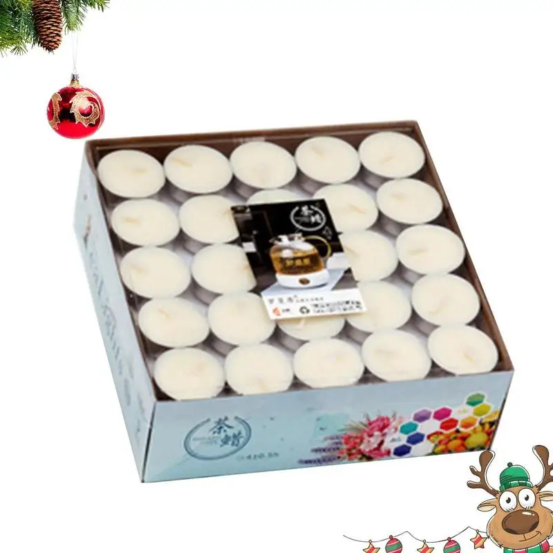 Mini Scented Candles Tea Lights With Cotton Core Smoke-free Good Quality Small Candle Light For Weddings Christmas Home Decor
Mini Scented Candles Tea Lights With Cotton Core Smoke-free Good Quality Small Candle Light For Weddings Christmas Home Decor