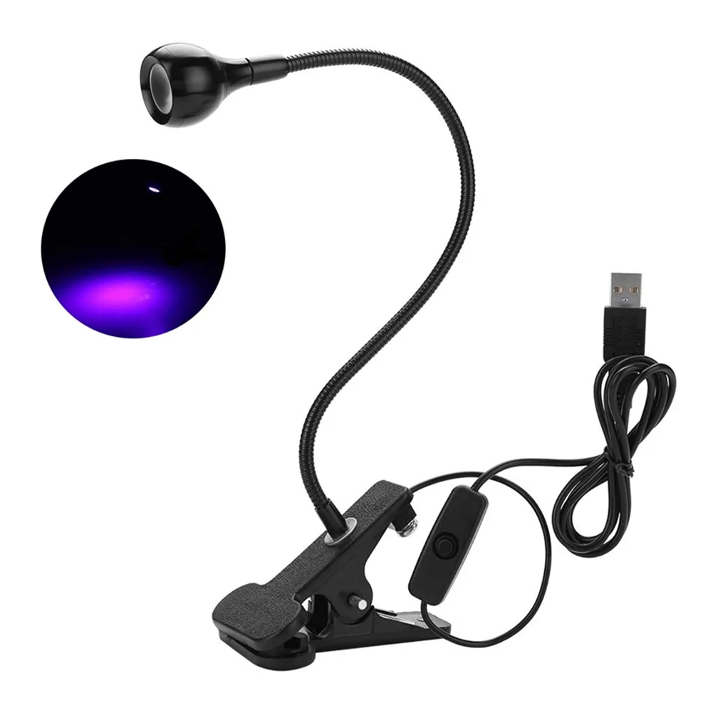 LED Clip Desk Lamp Rechargeable USB Led Flexible UV Lamp Glue Nail Dryer Cash Medical Product Detector with Switch Not Dimmable 
LED Clip Desk Lamp Rechargeable USB Led Flexible UV Lamp Glue Nail Dryer Cash Medical Product Detector with Switch Not Dimmable