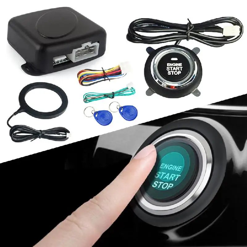 Car Alarm Push Button Start Stop Key Remote Start Engine Phone Remote Control Ignition Kit Car Central Lock Keyless Entry System
Car Alarm Push Button Start Stop Key Remote Start Engine Phone Remote Control Ignition Kit Car Central Lock Keyless Entry System