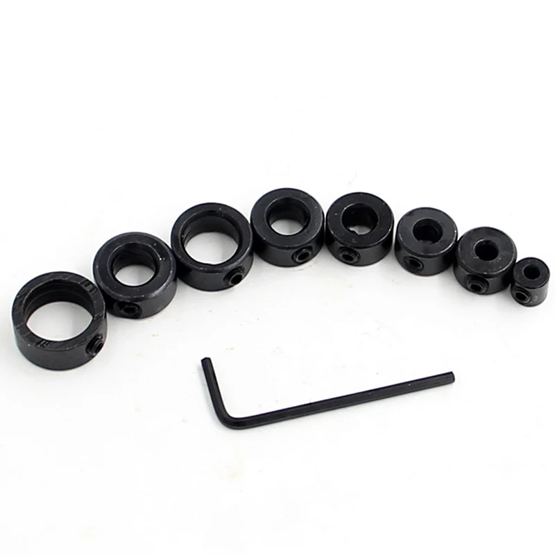 9Pcs Bit Positioner Free Small Wrench Drill Depth Stop Ring Woodworking Drill Bit Limiter 3-16mm Woodworking Tools
9Pcs Bit Positioner Free Small Wrench Drill Depth Stop Ring Woodworking Drill Bit Limiter 3-16mm Woodworking Tools