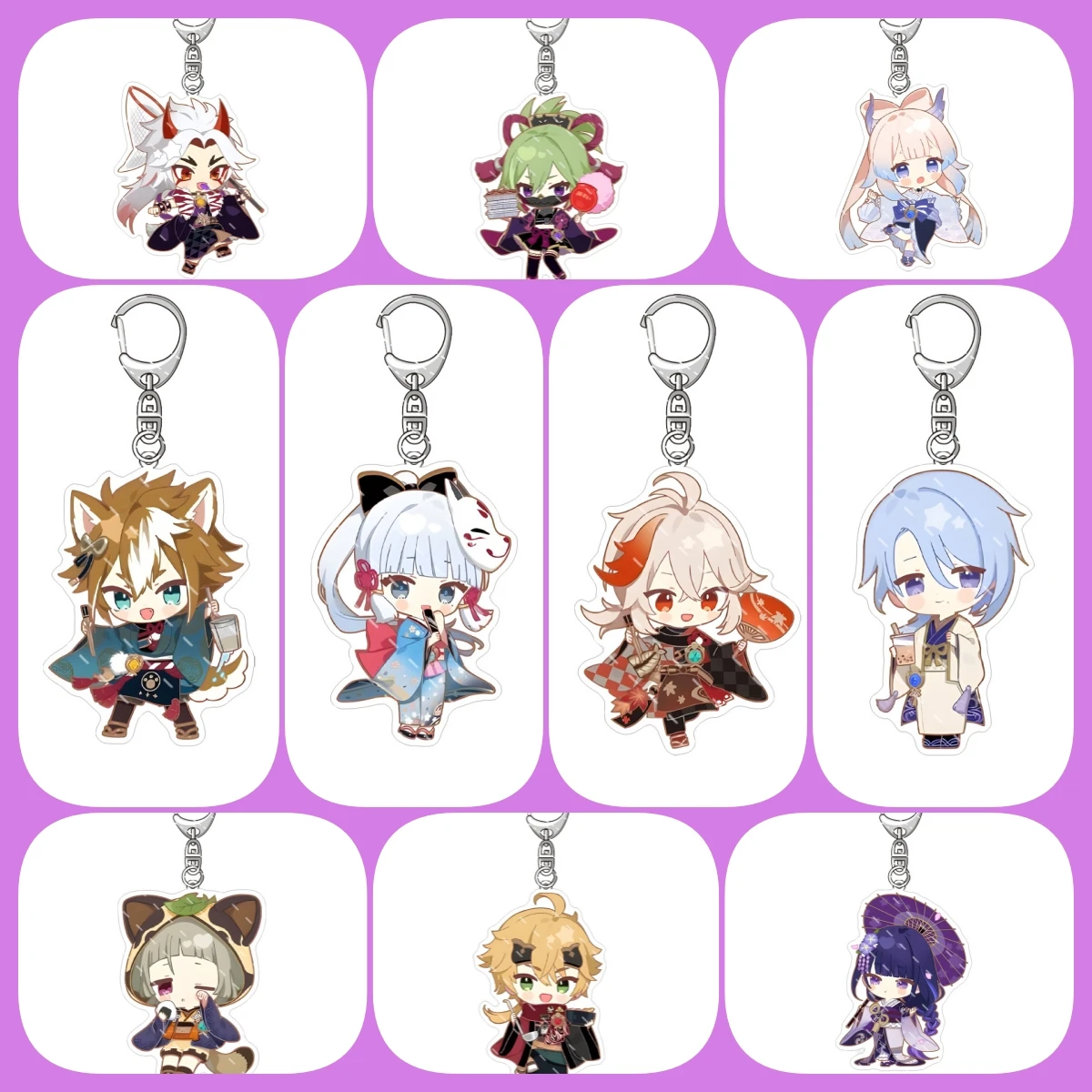 Japan Anime Genshin Impact Acrylic Transparent keyChain Ring Accessories Jewelry For Fans Gift
Japan Anime Genshin Impact Acrylic Transparent keyChain Ring Accessories Jewelry For Fans Gift