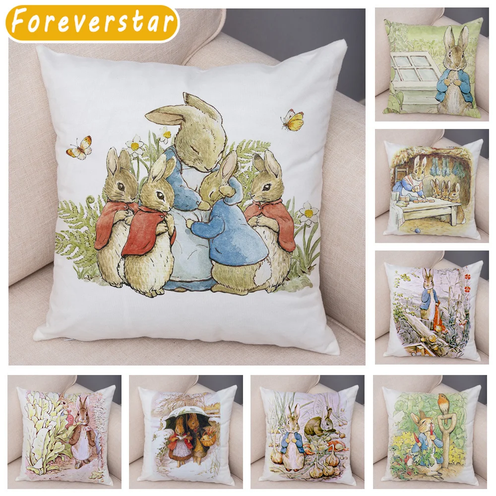 Cute Cartoon Rabbit Soft Plush Cushion Cover For Sofa Home Children Fairytale Animal Pillow Case Funda Cojín Cojines 45x45cm
Cute Cartoon Rabbit Soft Plush Cushion Cover For Sofa Home Children Fairytale Animal Pillow Case Funda Cojín Cojines 45x45cm