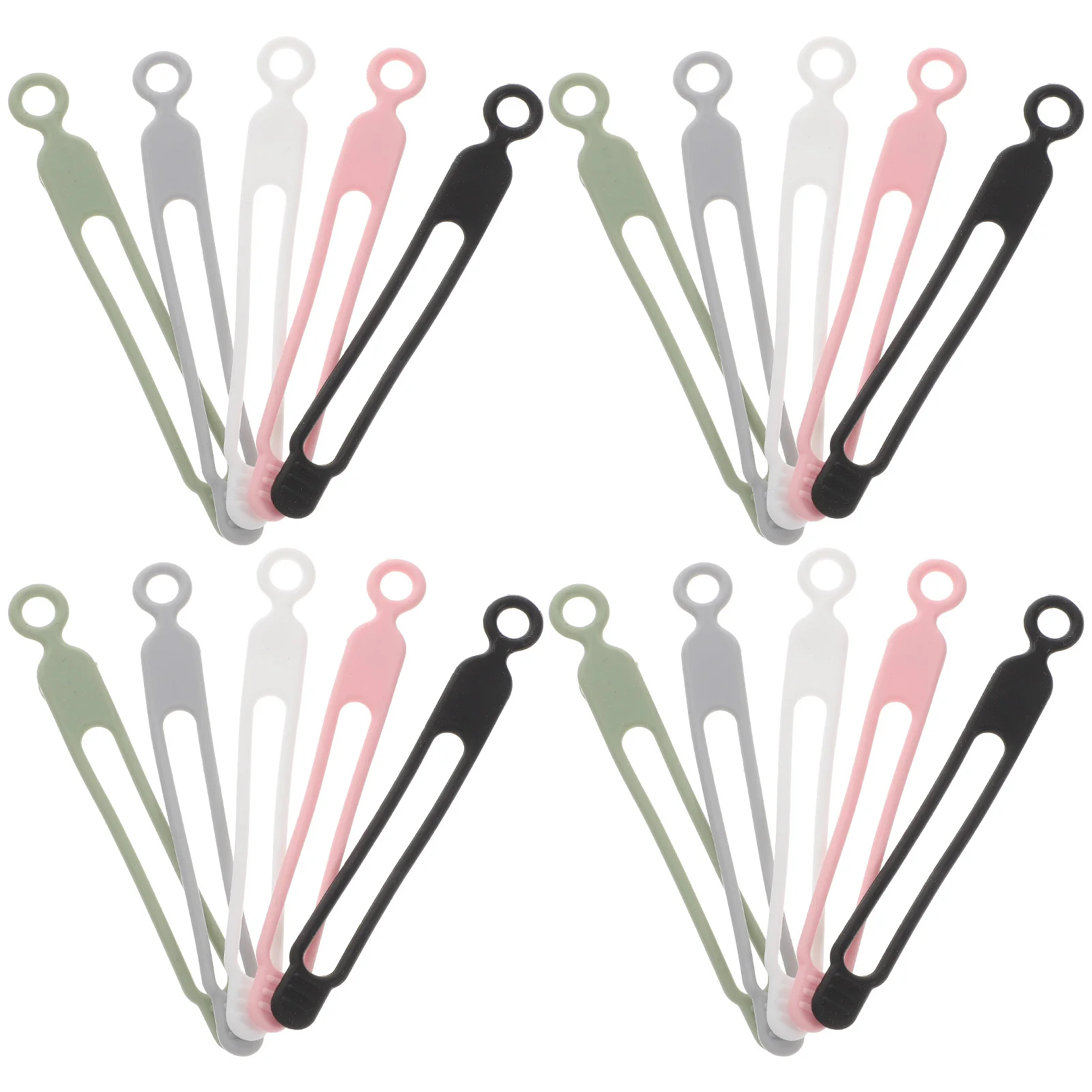 

Zipper Cable Ties Reusable Organizer Wire Fixing Straps Data Winders Line Organizers Wrappers