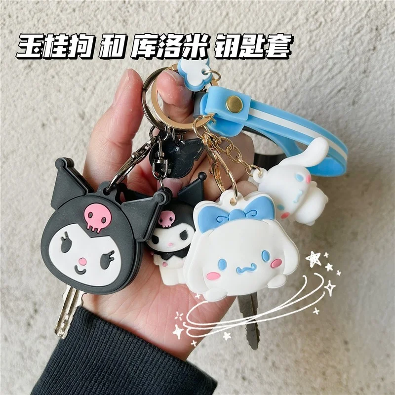 Sanrio Silicone Key Case Kawaii Anime Kuromi My Melody Cinnamoroll Modeling Keychain Cartoon Access Control Card Case
Sanrio Silicone Key Case Kawaii Anime Kuromi My Melody Cinnamoroll Modeling Keychain Cartoon Access Control Card Case