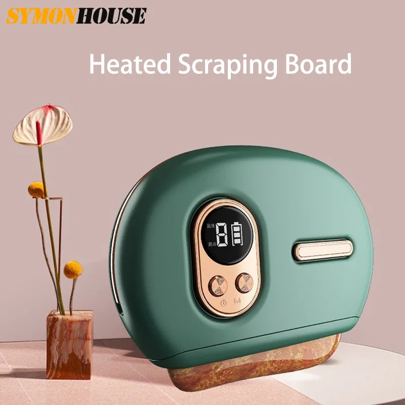 Electric GuaSha Massager Bianstone Scraping Board Heating Vibration Scraping Fat Burning Neck Massage Facial Lifting Wrinkle
Electric GuaSha Massager Bianstone Scraping Board Heating Vibration Scraping Fat Burning Neck Massage Facial Lifting Wrinkle