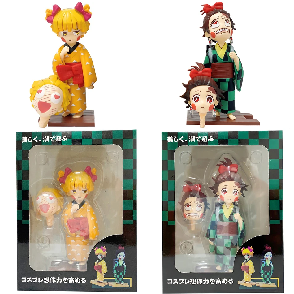Фигурка аниме «рассекающий демонов» Kimetsu no Yaiba: Yuukaku-hen Zenitsu Inosuke Tanjirou, милые игрушки, коленген, экшн-фигурка, игрушки из ПВХ
Фигурка аниме «рассекающий демонов» Kimetsu no Yaiba: Yuukaku-hen Zenitsu Inosuke Tanjirou, милые игрушки, коленген, экшн-фигурка, игрушки из ПВХ