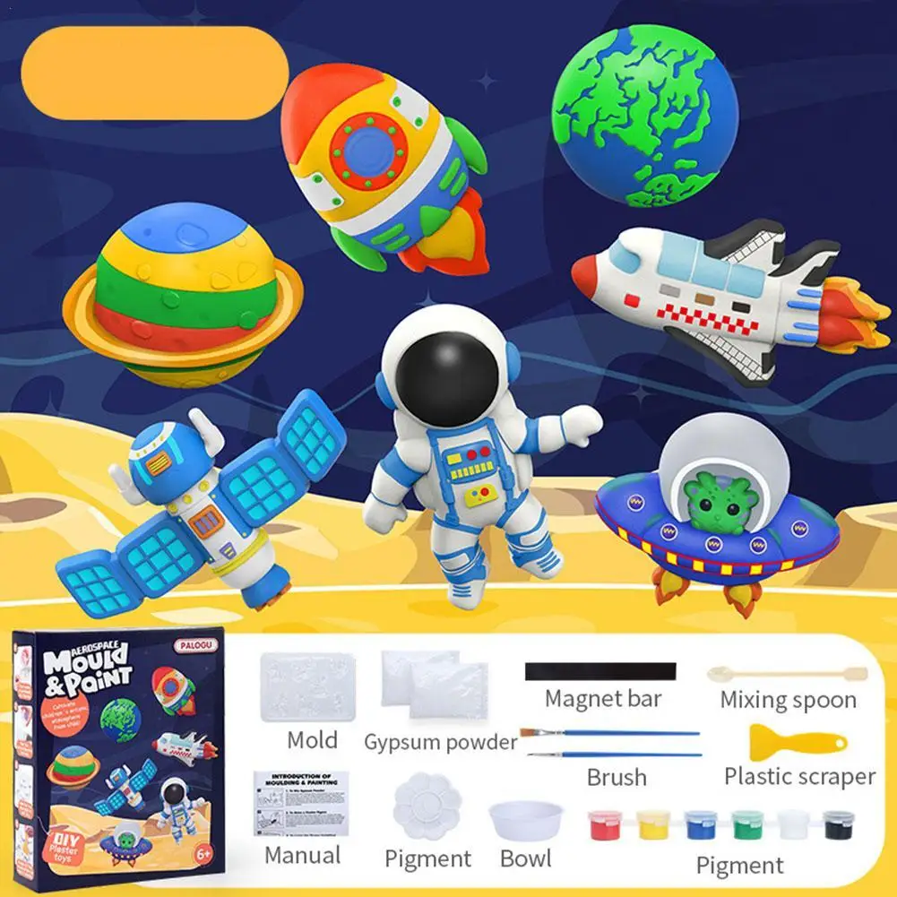 3D DIY Coloring Painting Plaster Kit Children Handmade DIY Painting Cartoon Animal Creative Decorations Gypsum Toy Paint Gift 
3D DIY Coloring Painting Plaster Kit Children Handmade DIY Painting Cartoon Animal Creative Decorations Gypsum Toy Paint Gift