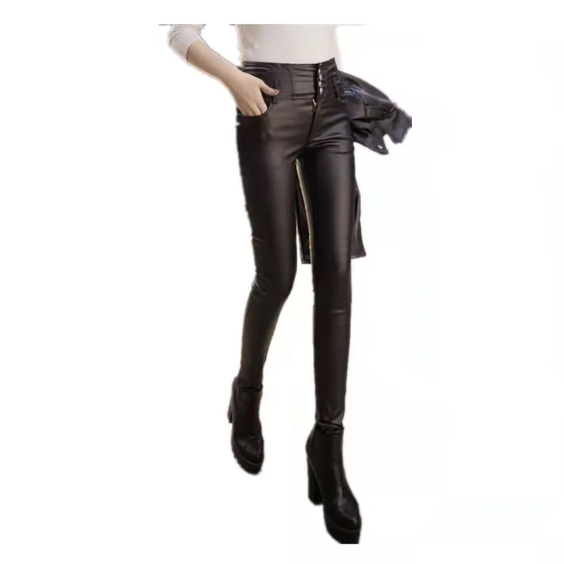 PU Women Sweatpants Winter New Stylish Zipper Skinny Pants for Women Solid Color Female Pencil Pants 2020 Mujer Pantalones S-3XL
PU Women Sweatpants Winter New Stylish Zipper Skinny Pants for Women Solid Color Female Pencil Pants 2020 Mujer Pantalones S-3XL