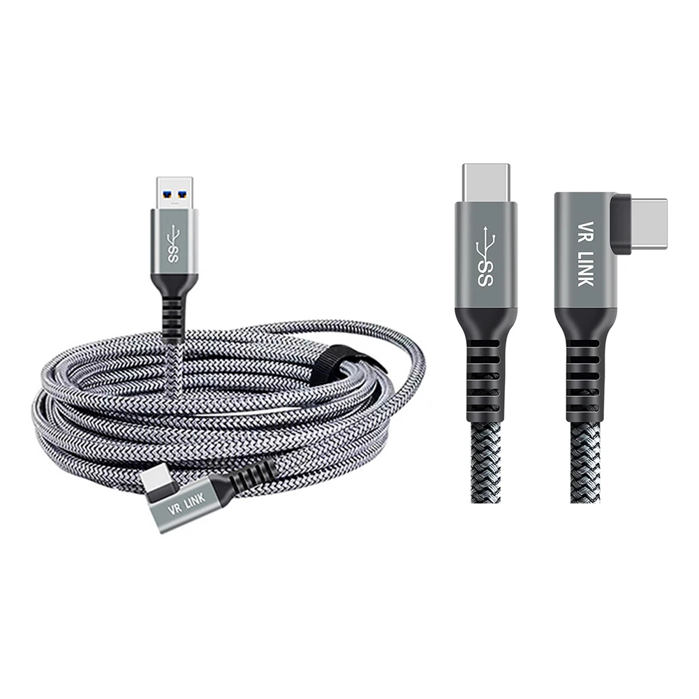 For Oculus Quest 2 VR Link Cable 60W USB3.2 Gen1 5Gbps Data Transfer Cord Line Reality Gaming Headset Accessories
For Oculus Quest 2 VR Link Cable 60W USB3.2 Gen1 5Gbps Data Transfer Cord Line Reality Gaming Headset Accessories
