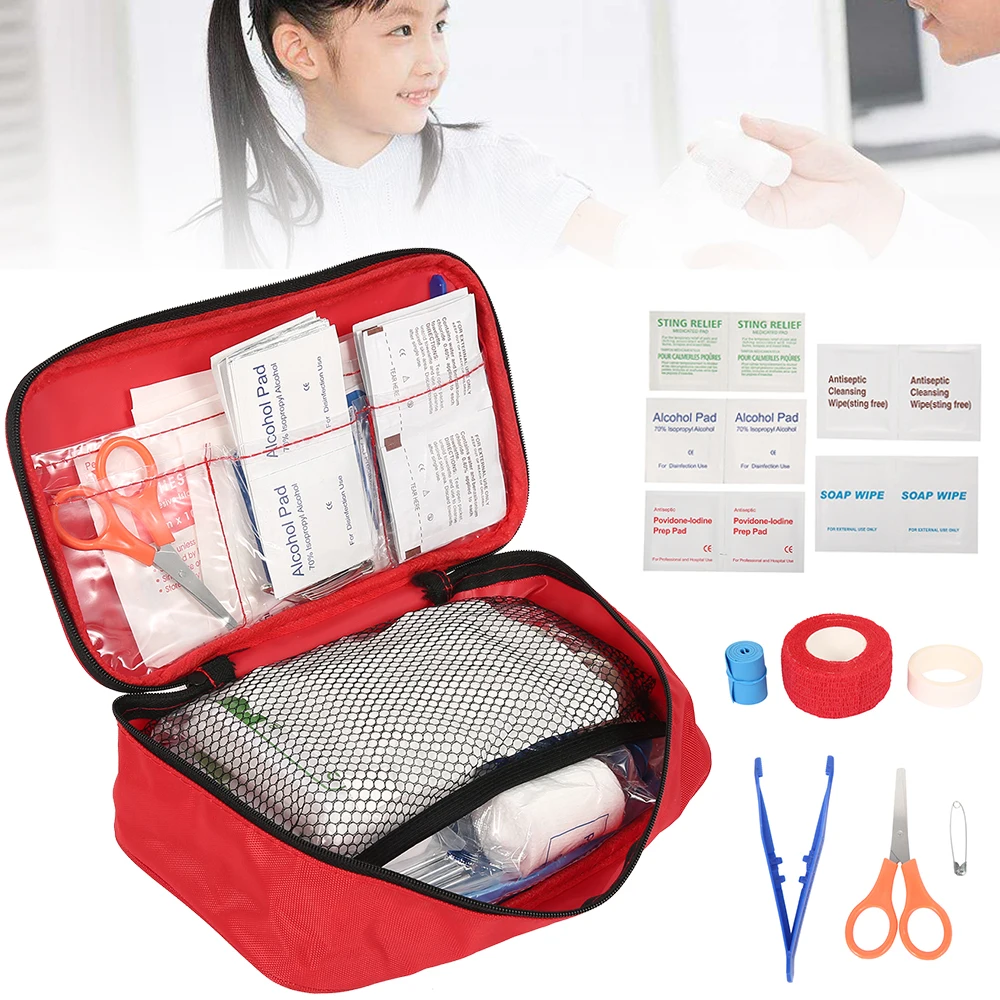 Portable 100 180 Pcs Emergency Survival Set First Aid Kit for Medicines Outdoor Camping Hiking Medical Bag Emergency Handbag
Portable 100 180 Pcs Emergency Survival Set First Aid Kit for Medicines Outdoor Camping Hiking Medical Bag Emergency Handbag