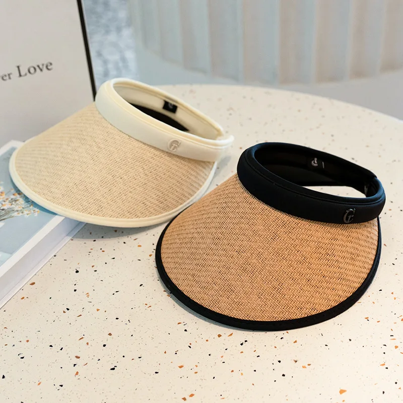 Outdoor Cycling Sunshade Empty Top Hat Female Summer Anti-ultraviolet Letter Seaside Beach Sun Hat Headband Sunscreen Straw Hat
Outdoor Cycling Sunshade Empty Top Hat Female Summer Anti-ultraviolet Letter Seaside Beach Sun Hat Headband Sunscreen Straw Hat
