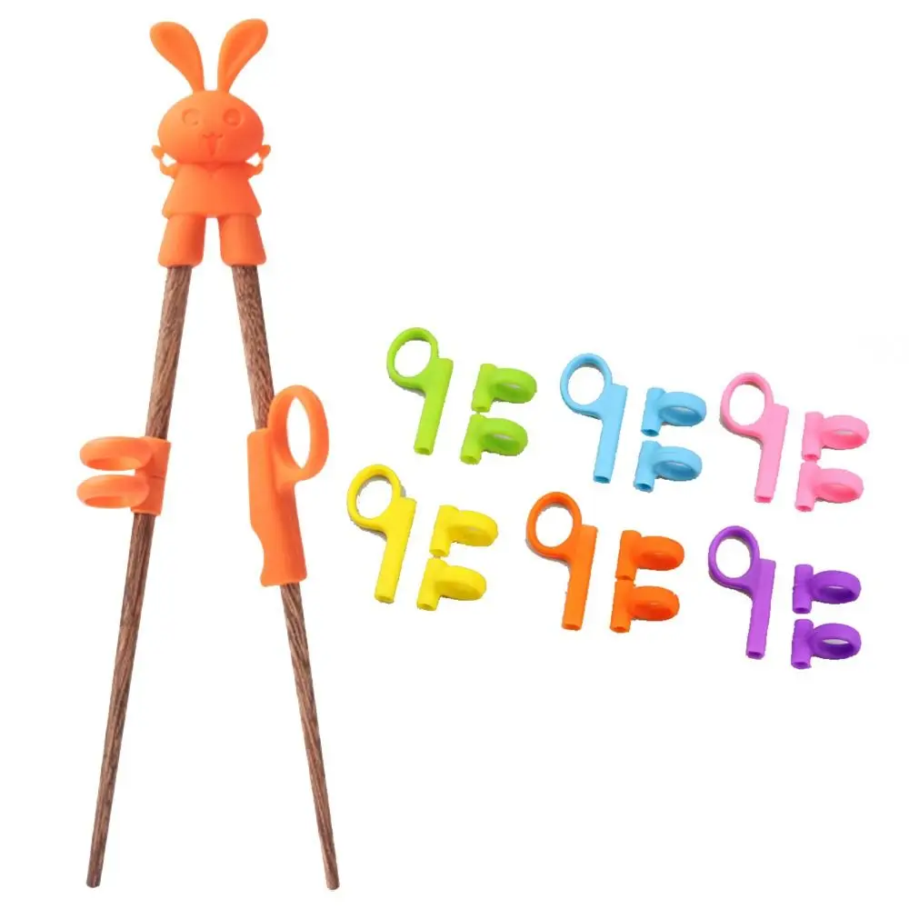 Silicone Kids Holding Chopsticks Correcting Ring Finger Sets Eating Practice Chopsticks Kitchen Tableware Chopsticks Auxiliary
Silicone Kids Holding Chopsticks Correcting Ring Finger Sets Eating Practice Chopsticks Kitchen Tableware Chopsticks Auxiliary